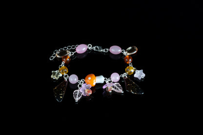 Sunset Fae Cluster Bracelet