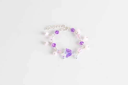 Lilac Daydream Cluster Bracelet