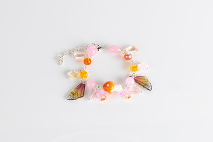 Sunset Fae Cluster Bracelet