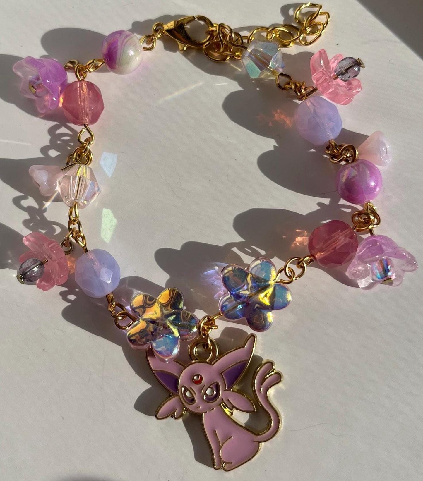 Eeveelutions Eevee Pokémon Inspired Cluster Bracelet